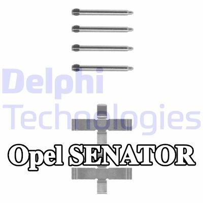 DELPHI طقم تركيب وسادات الفرامل — Opel Senator