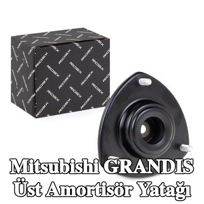 RIDEX Üst amortisör yatağı Ön aks her iki taraf — Mitsubishi Grandis