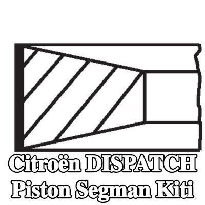 MAHLE Piston Segman Kiti — 1996 Citroën Dispatch