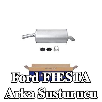 HELLA Arka susturucu Arka, montaj parçaları ile — 2009 Ford Fiesta