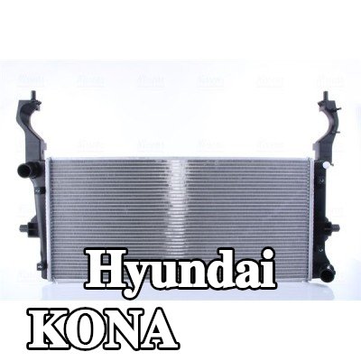 NISSENS مبرد المحرك بدون غطاء, بدون خزان التمدد — Hyundai Kona