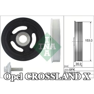 INA مجموعة بكرات الحزام، العمود المرفقي — Opel Crossland X