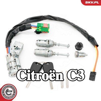 ESEN SKV مجموعة أقفال، نظام القفل — Citroën C3