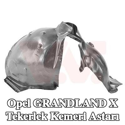 VAN WEZEL Tekerlek kemeri kaplaması Sağ Ön — Opel Grandland X