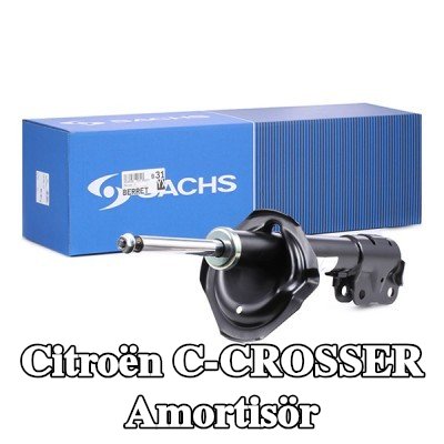 SACHS Amortisör Ön Aks Sağ, Gaz Basıncı, Süspansiyon Dikmesi — Citroën C-crosser