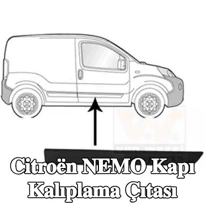 VAN WEZEL Kapı kalıplama çıtası — Citroën Nemo