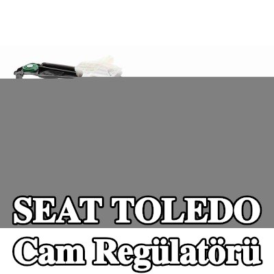 VAICO Sağ arka cam regülatörü, Elektrikli, elektrik motoru olmadan, cıvatalı plaka ile — SEAT Toledo