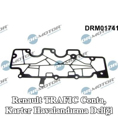 DR.MOTOR AUTOMOTIVE Conta, karter havalandırma deliği — 2012 Renault Trafic
