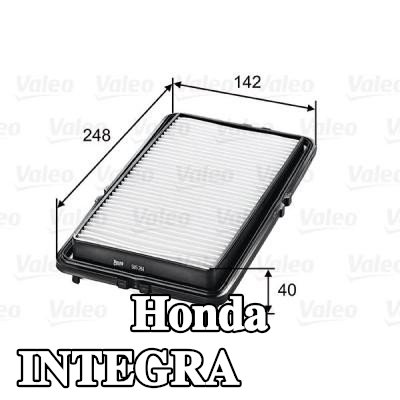 VALEO مرشح الهواء — 2000 Honda Integra