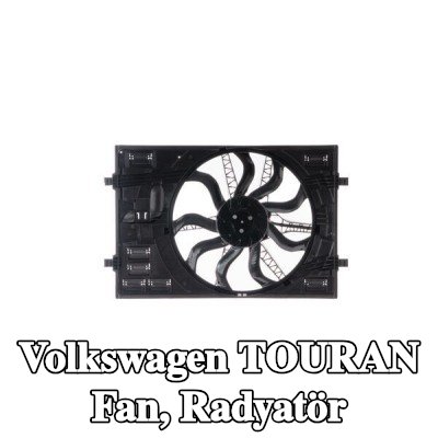 MAHLE Fan, radyatör — Volkswagen Touran