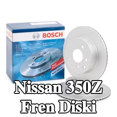 BOSCH Fren diski Dış Çap: 292mm, Havalandırmalı, Kaplamalı — 2003 Nissan 350z