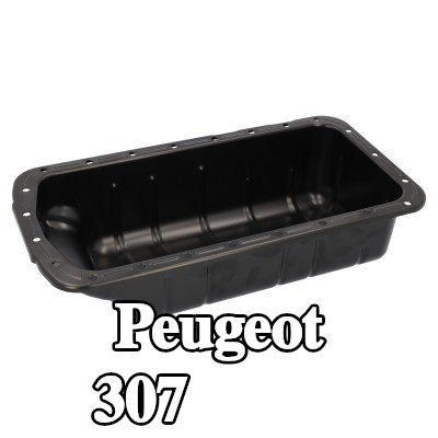 FEBI BILSTEIN حوض الزيت مع سدادة تصريف الزيت, مع حلقة مانعة للتسرب — Peugeot 307