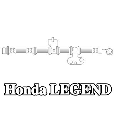 K&K خرطوم الفرامل 655mm — 2002 Honda Legend
