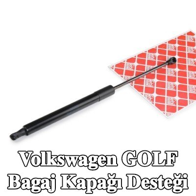 FEBI BILSTEIN Bagaj kapağı amortisörü (Her iki taraf), 439mm — 2012 Volkswagen Golf