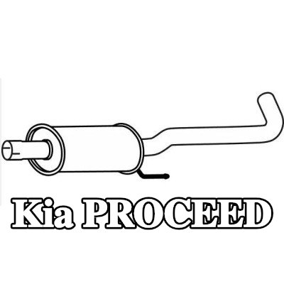 VEGAZ كاتم الصوت الأمامي — Kia Proceed