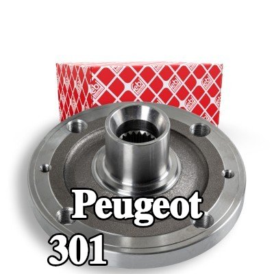 FEBI BILSTEIN محور العجلة المحور الأمامي, بدون محمل عجلة — Peugeot 301