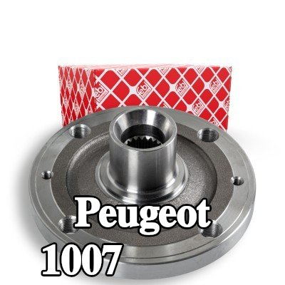 FEBI BILSTEIN محور العجلة المحور الأمامي, بدون محمل عجلة — Peugeot 1007