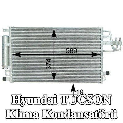 MAHLE Kurutuculu klima kondansatörü — 2012 Hyundai Tucson
