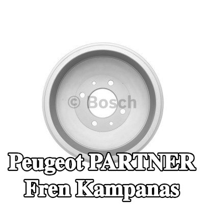 BOSCH Arka aks fren kampanası, 273, 9mm — 2012 Peugeot Partner