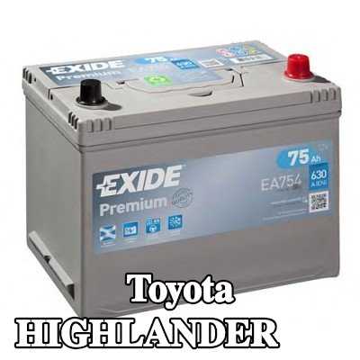 EXIDE بطارية Premium — 2016 Toyota Highlander