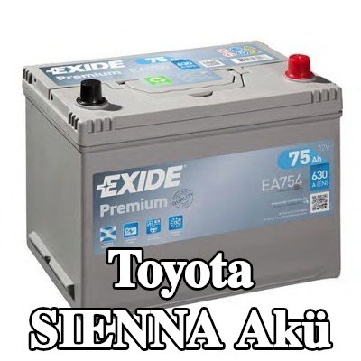 EXIDE Akü Premium — 2000 Toyota Sienna