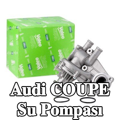VALEO Kapaklı su pompası, conta/sızdırmazlık elemanları ile — Audi Coupe
