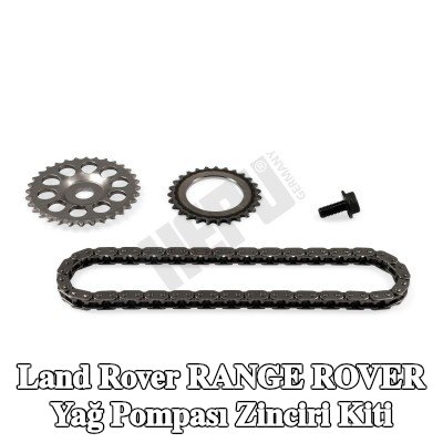 HEPU Krank mili dişlisi dahil yağ pompası zinciri kiti, yağ tahliye tapalı, yağ pompası dişlileri ile — Land Rover Range Rover