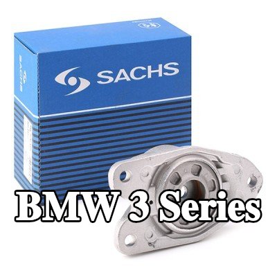 SACHS حامل الدعامة العلوي المحور الخلفي الأيسر, المحور الخلفي الأيمن, المحمل الدوار غير مطلوب — BMW 3 Series