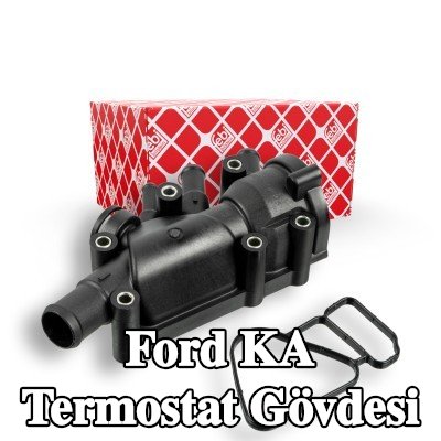 FEBI BILSTEIN Conta/sızdırmazlık elemanı ile termostat muhafazası — 2000 Ford Ka