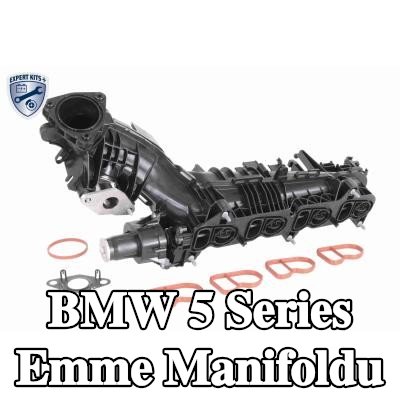 VAICO Ayarlayıcılı emme manifoldu, conta/sızdırmazlık elemanları ile, cıvata/vida ile — BMW 5 Series