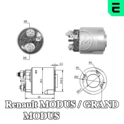 ERA ملف لولبي للمشغل — Renault Modus / Grand Modus