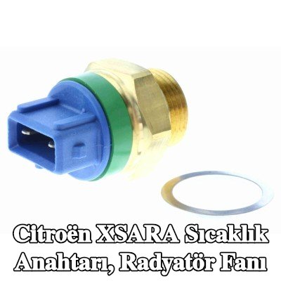 VEMO Sıcaklık Anahtarı, conta/sızdırmazlık elemanlı radyatör fanı, Orijinal VEMO Kalitesi — 2011 Citroën Xsara