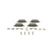 BOSCH Fren balatası seti 13, 8mm, cıvata/vida ile, aksesuarlarla, yaylı — Opel Tigra (5)