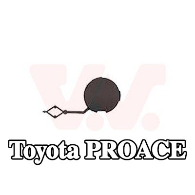 VAN WEZEL غطاء خطاف السحب الخلفي — Toyota Proace