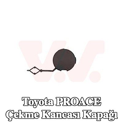 VAN WEZEL Çekme kancası kapağı Arka — Toyota Proace