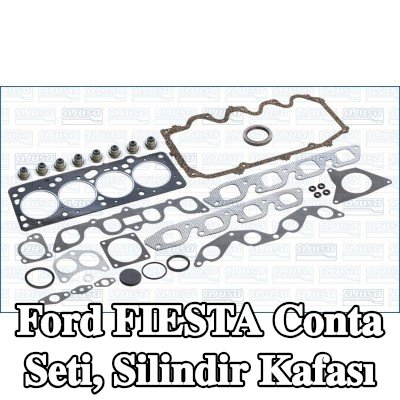 AJUSA Conta seti, silindir kapağı contalı silindir kapağı, valf gövdesi contalı, FIBERMAX — 1990 Ford Fiesta