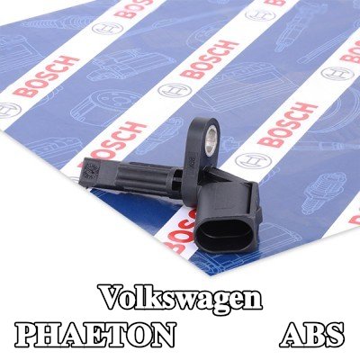 BOSCH مستشعر ABS للمحور الأمامي الأيمن, المحور الخلفي الأيسر, بدون كابل — Volkswagen Phaeton
