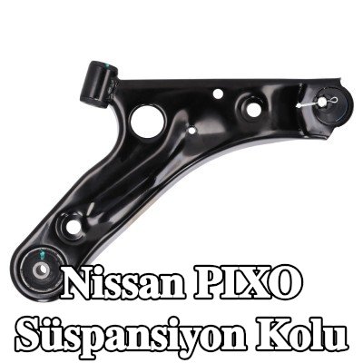 FEBI BILSTEIN Süspansiyon kolu Sağ Ön, Çelik Sac, bilyeli mafsal ile, taç somun ve çatal pimli, lastik yastıklı — Nissan Pixo