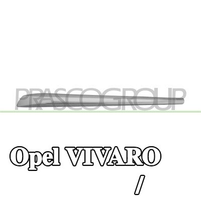 PRASCO شريط تزيين / حماية, شبكة المبرد اليسرى — Opel Vivaro