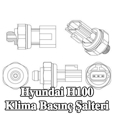 MAHLE Conta halkalı klima basınç şalteri — Hyundai H100