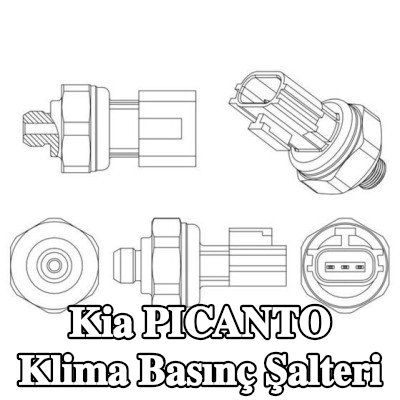 MAHLE Conta halkalı klima basınç şalteri — Kia Picanto