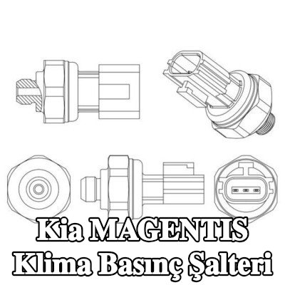 MAHLE Conta halkalı klima basınç şalteri — Kia Magentis