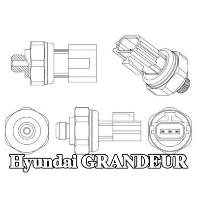 MAHLE مفتاح ضغط تكييف الهواء مع حلقة مانعة للتسرب — Hyundai Grandeur
