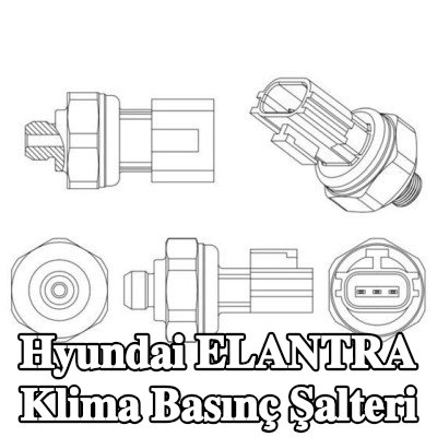 MAHLE Conta halkalı klima basınç şalteri — Hyundai Elantra