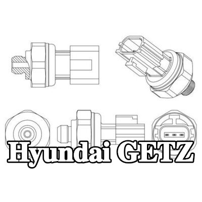 MAHLE مفتاح ضغط تكييف الهواء مع حلقة مانعة للتسرب — Hyundai Getz