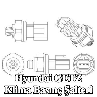 MAHLE Conta halkalı klima basınç şalteri — Hyundai Getz