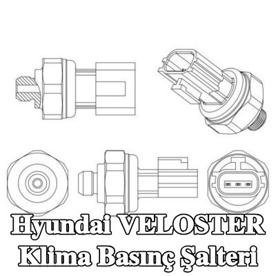 MAHLE Conta halkalı klima basınç şalteri — Hyundai Veloster