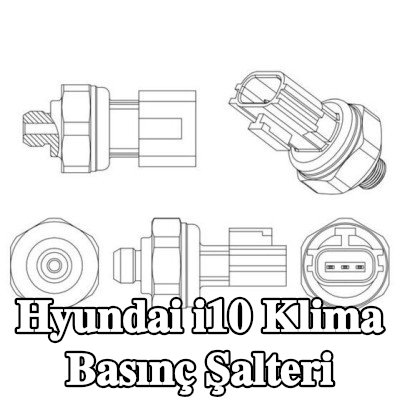 MAHLE Conta halkalı klima basınç şalteri — Hyundai i10