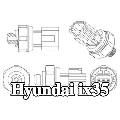 MAHLE مفتاح ضغط تكييف الهواء مع حلقة مانعة للتسرب — Hyundai ix35