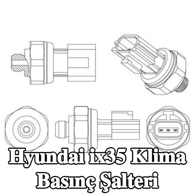 MAHLE Conta halkalı klima basınç şalteri — Hyundai ix35